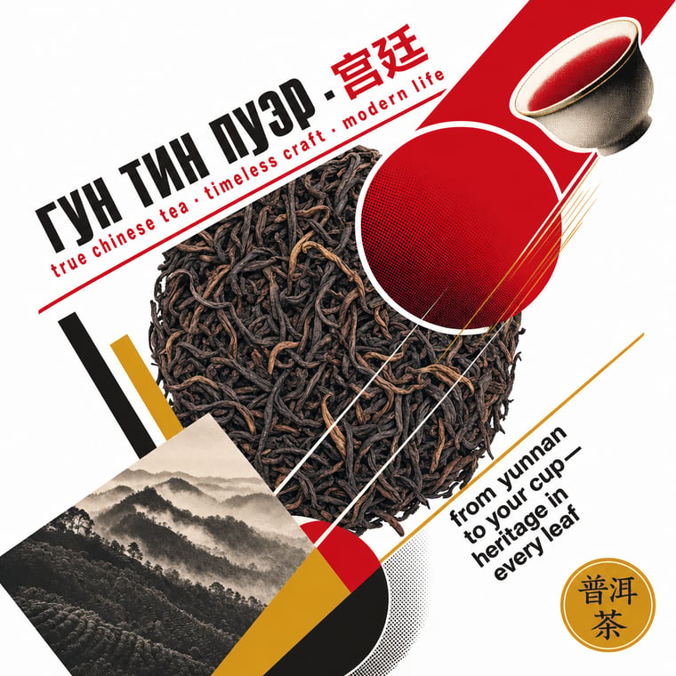 The design — Gong Ting Pu-erh