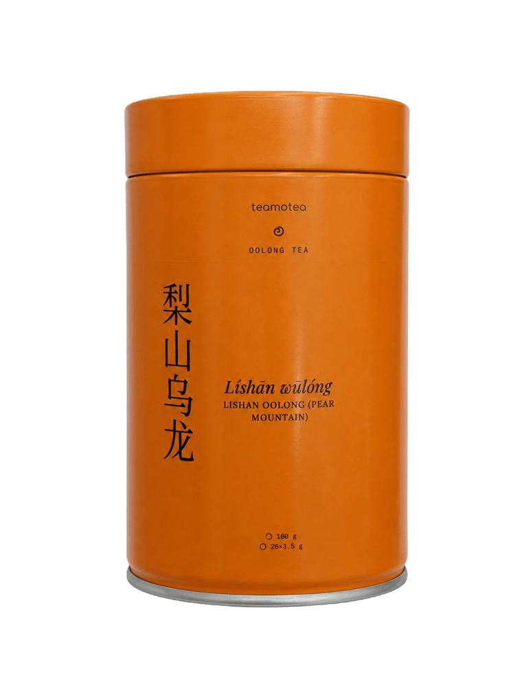 The tea itself — Líshān Oolong